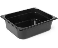 Maitinimo konteineris GN 1/2 su juodas polikarbonatas 325x265x200mm 12,5L Hendi 862407