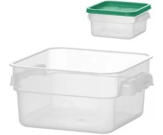 Maisto laikymo indas su padalijimu 1,9 l 190 x 190 x 95 mm - Hendi 870907