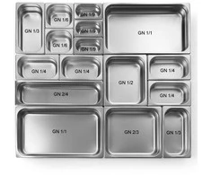 Dangtis GN plieno Profi Line GN 1/4 - Hendi 804148