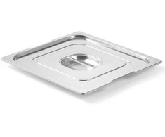 Dangtis GN Profi Line konteineriui su išpjova GN2/3 rankenoms 354x325mm nerūdijantis plienas - Hendi 804216