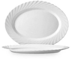 Arcoroc TRIANON ovali lėkštė 350x240x26mm 4 vnt. rinkinys - Arcoroc D6877