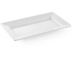 Półmisek su melaminy prostokątny 36x20.5cm aukštis 3.8cm balta - Hendi 561508