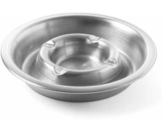 Peleninė su pelenų lataku, nerūdijančio plieno, sk. 140 mm – Hendi 440001