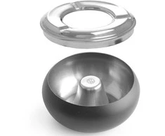 Peleninė su nuimamu apvadu, nerūdijančio plieno, juoda, skersmuo. 105 mm – Hendi 440230