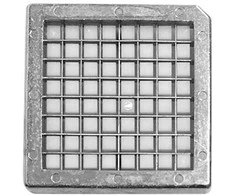 Preso peilio pjovimo bloko ašmenų grotelės pjaustytuvei Sammic CF-5 12x12 mm