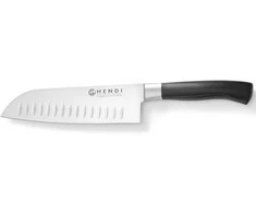 Profesionalūs Santoku peiliai su rutuliniu šlifuokliu Profi Line 180 mm - Hendi 844274