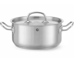 Puodas niski Kitchen Line su dangteliu 2,9 l śr. 200 x 95 h - Hendi 836019
