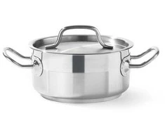 Puodas niski Profi Line su dangteliu 4,8 l śr. 240 x 105 h - Hendi 830406
