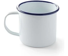 Puodelis emaliowany su laikikliu balta 520 ml Hendi 621301