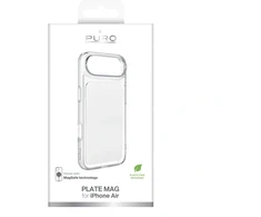 Puro „Plate Mag“ dėklas, skirtas „iPhone 17 Air“, suderinamas su „MagSafe“ – Baltas