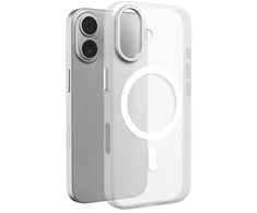 Puro „Lightfeel“ „iPhone 17“ dėklas, suderinamas su „MagSafe“ – skaidrus ir baltas