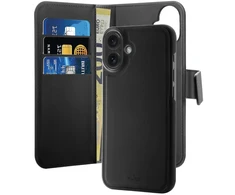 Puro Wallet Detachable MagSafe 2in1 Apple iPhone 16 – dėklas telefonui juodos spalvos