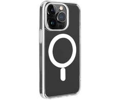 Puro silikoninis dėklas do iPhone 14 Pro Lite Mag MagSafe - skaidrus