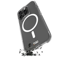 Puro Impact dėklas telefonui skaidrus D3O MagSafe Silikoninis Apple iPhone 16 Plus – dėklas telefonui skaidrus