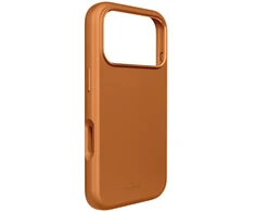 Puro Icon Mag Pro Liquid Silikoninis dėklas for iPhone 17 Pro Max, MagSafe Compatible, with Camera Protection and Aluminum Mygtukai - Oranžinis