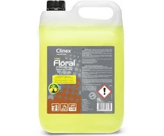 Grindų valymo skystis be dryžių, blizgesio, kvapo CLINEX Floral - Citro 5L