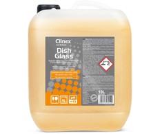Stiklų valymo skystis, skirtas maitinimo indaplovėms, pašalina nuosėdas nuo kavos ir arbatos CLINEX DishGlass 10L