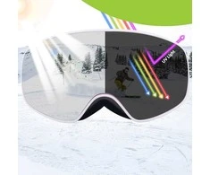 Rožinė Qunature Rožinė slidinėjimo akiniai vaikams (vidutiniai/dideli vaikiška versija)