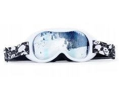 Qunature Gogle narciarskie vaikams Panda UV400 - juoda-balta