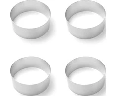 Konditerinis apvadas tortų tešlai CIRCLE - 4 vnt. - HENDI 512449