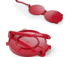 Mėsmalė Rankinis tortilijų presas 250 mm raudona Hendi 513033