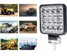 Lampa Halogeninis LED darbo žibintas, 48 ​​W, prožektorius, vandeniui atsparus, 16 diodų