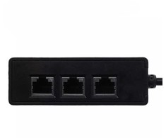 Retoo Skirstytuvo adapteris 100Mbps LAN RJ45 3xRJ45 FTP -E397
