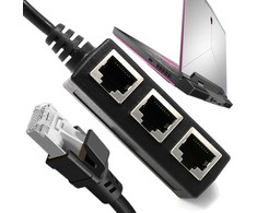 RTO Adapteris rozgłałęźnik 100 mb/s lan rj45 3xrj45 ftp -e397