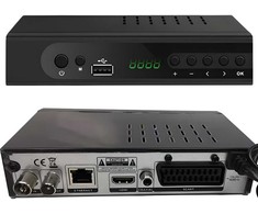 Televizorius Retoo Antžeminės televizijos dekoderis, hd dvb-t2 hevc h.265 - e255-1