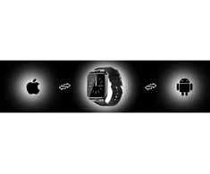 Smartwatch Išmanusis laikrodis Išmanusis laikrodis su lenkų meniu, SIM kortelė, SD kortelė, IPS LCD ekranas, skambučiai