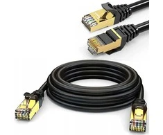 LAN tinklo kabelis RJ45 cat 6a interneto kabelis UTP maršrutizatorius susukta pora 15 m