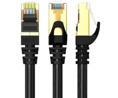 LAN tinklo kabelis RJ45 cat 6a interneto kabelis UTP maršrutizatorius susukta pora 15 m