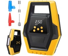 Automobilio kompresorius, nešiojamas elektrinis siurblys, padangų kompresorius, 12 V LCD LED - ER1251