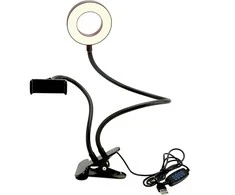 Lampa Selfie lempos LED žiedinis telefono apšvietimas -e535