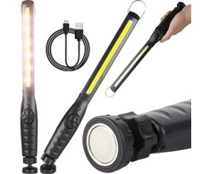 Lampa Dirbtuvių lempa, įkraunamas LED darbinis žibintuvėlis, 8 W galios, besisukantis korpusas