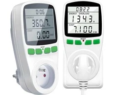 Miernik Energijos suvartojimo skaitiklis, vatmetras, LCD, lizdas - e246