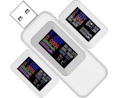 RTO Woltomierz cyfrowy usb miernik tester napięcia amperomierz watomierz lcd