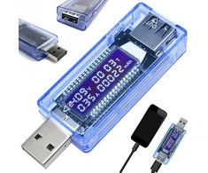 Miernik USB voltmetras, ampermetras, įtampos testeris