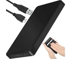 Obudowa 2,5 colio disko korpusas, SSD HDD SATA disko skyrius, dėklas, adapteris, USB 3.0 laidas