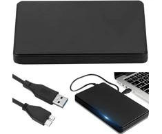 Obudowa 2,5 colio disko korpusas, SSD HDD SATA disko skyrius, dėklas, adapteris, USB 3.0 laidas
