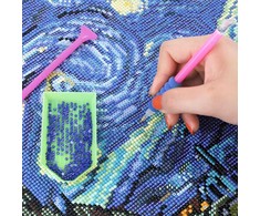 RTO Priedai do haftu diamentowego komplektas pudełko diamond painting su lagaminu
