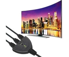 RTO Switch przełącznik hdmi 3w1 full hd 4k rozdzielacz -e385
