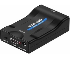 Retoo Adapterio keitiklis SCART į HDMI signalo adapteris euro jungtis AV euro fhd -e392