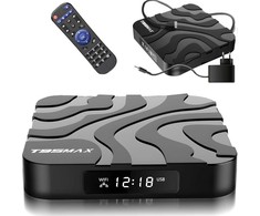 Televizorius RTO Smart tv box android 9 64bit 6k wifi 802.11n hdr + pilot wejście lan - e128
