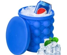 Kubek Silikoninis ledo kubelių gamintojas ChillMold, 2-in-1