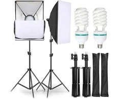 Lampy Fotografijos lempos, šviesdėžės trikojis, 50x70 cm, e230, kitos lemputės