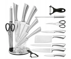 Retoo Virtuvės peilių rinkinys ChefPrecision, 5 nerūdijančio plieno ašmenys