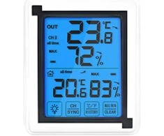 Retoo Bezprzewodowa Belaidė meteorologinė stotelė higrometras + jutiklis -e252