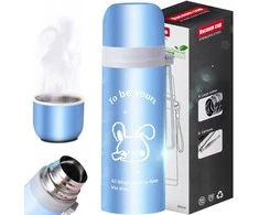 Kubek Puodelis Termosas vakuuminis plieno termosas 500 ml + puodelis