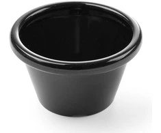 Rinkinys miseczek ramekin 45 ml 12 vnt. Juoda Hendi 565605